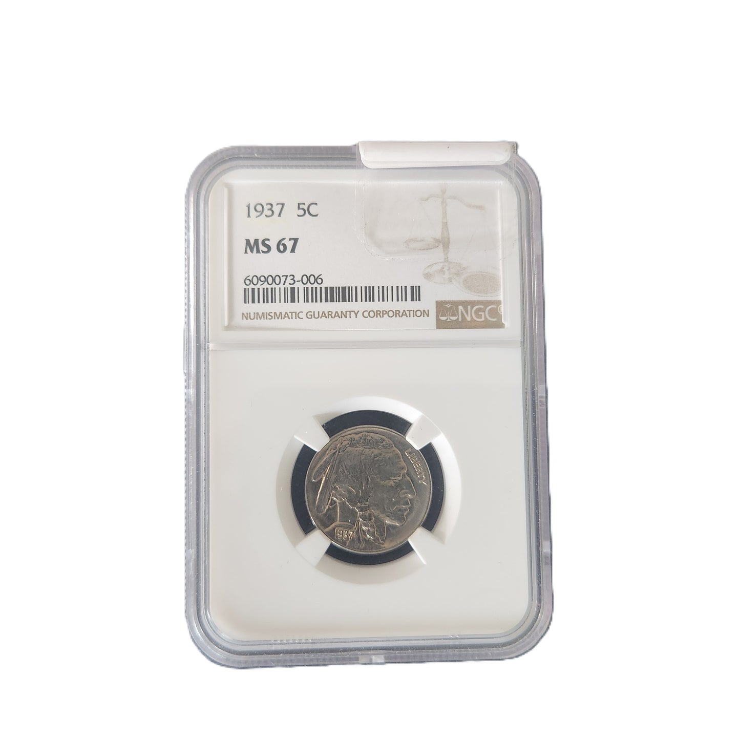 1937 BUFFALO NICKEL MS67