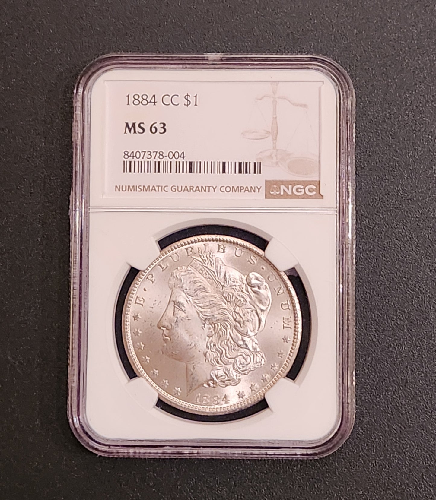 1884 NGC MS63 Morgan Silver Dollar