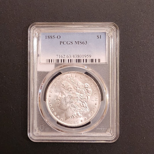 1885-O PCGS MS63 Morgan Silver Dollar