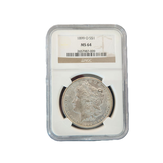 1899-O MORGAN SILVER DOLLAR NGC MS64