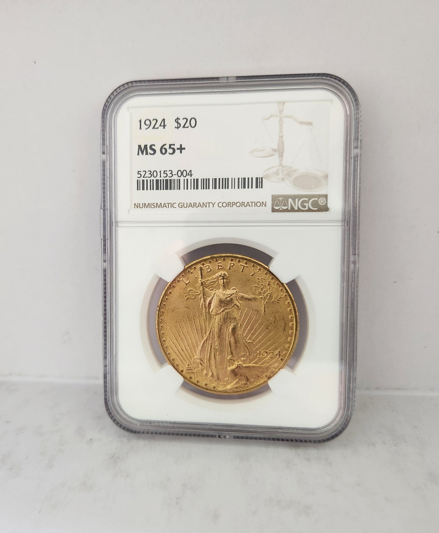 1924 NGC MS65+ St. GAUDENS DOUBLE EAGLE