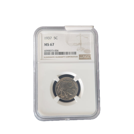 1937 BUFFALO NICKEL MS67