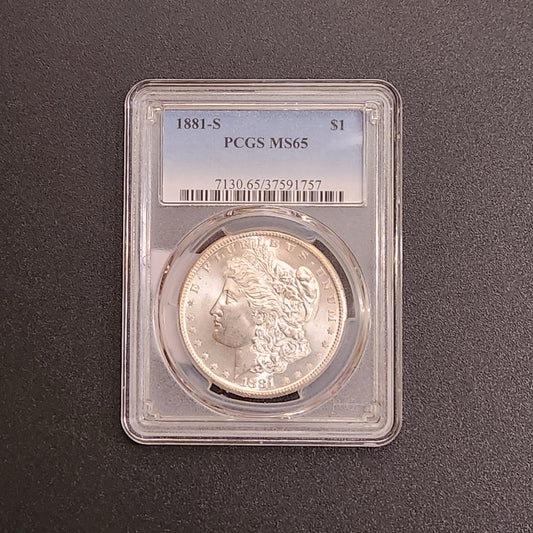 1881S PCGS MS65 Morgan Silver Dollar